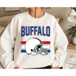 buffalo football crewneck sweatshirt, buffalo new york football sweatshirt, buffalo football crewneck, vintage buffalo f