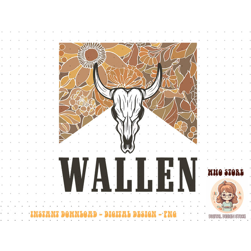 Wallen Western Cow Skull Shirt Merch Cute Outfit T-Shirt copy.jpg