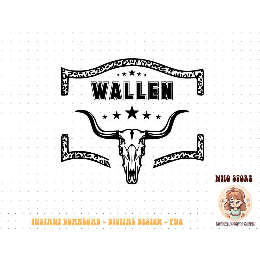Wallen Western Shirt Wallen Bullhead Tee Cowboy Wallen T-Shirt copy.jpg
