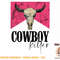 Western Cowgirl vintage Punchy Cowboy Killers bull horn T-Shirt copy.jpg