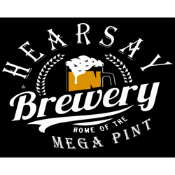 hearsay brewery home of the mega pint svg