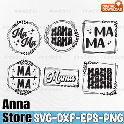 leopard mama svg bundle,mama svg bundle, mama bundle svg,mom life svg bundle, mother's day svg bundle