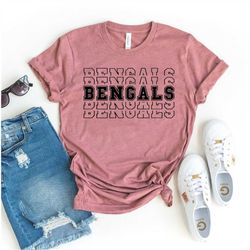bengals t-shirt, football shirts, champions tshirt, playoffs shirt, college gift, women's team top, sports t-shirt, game