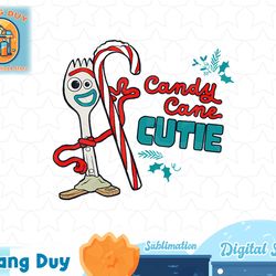 disney and pixar s toy story forky candy cane cutie holiday t-shirt copy png