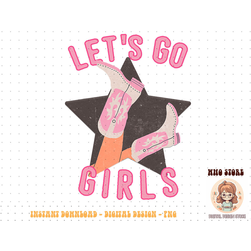 Western Let's Go Girls Bridal Bachelorette Party Matching T-Shirt copy.jpg