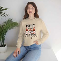 cincinnati sweatshirt- joe burrow- shirt-cincy sweatshirt- gnomes- ohio - christmas gift - stocking stuffer