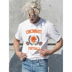 cincinnati football crewneck t-shirt, vintage bengals t-shirt, cincinnati fan shirt