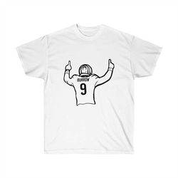 joe burrow shirt, cincinnati bengals shirt who dey white