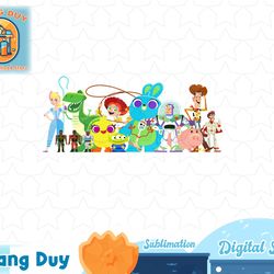 disney pixar toy story 4 character group shot t-shirt t-shirt copy png