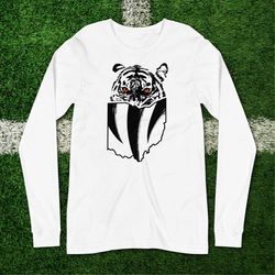 white bengals cincinnati unisex long sleeve t-shirt