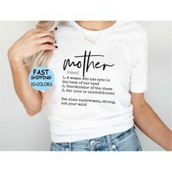 mother definition shirt, what is a mother really is tee, mother's day shirt, supermom shirt, chaos coordinator mom shirt
