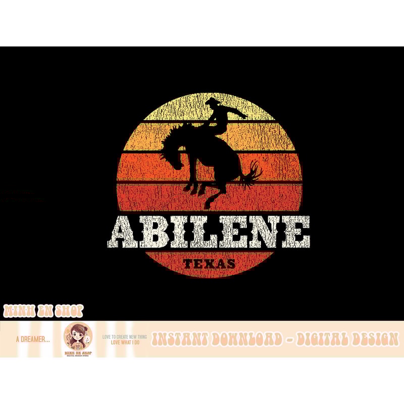 Abilene TX Vintage Country Western Retro T-Shirt copy.jpg
