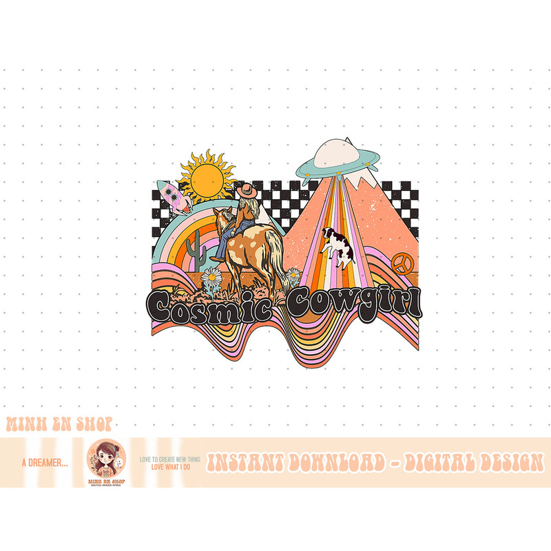 Cosmic Space Desert Cowgirl T-Shirt copy.jpg