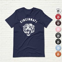 cincinnati bengals t-shirt | cincinnati bearcats t-shirts |  cincinnati football | cincy gift | women's t-shirt | men's
