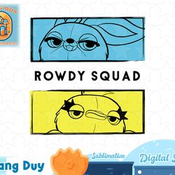 disney pixar toy story 4 ducky & bunny ornate rowdy squad t-shirt