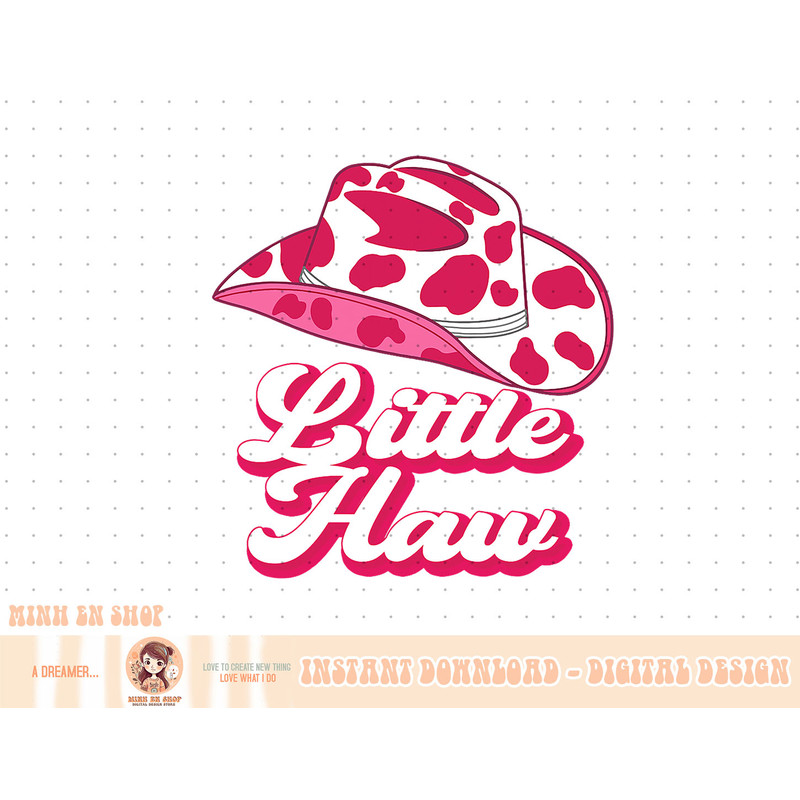 Country Western Theme Sorority Reveal Little Haw Cowgirl Hat T-Shirt copy.jpg