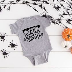 little monster shirt, halloween baby onesie, kids halloween shirt, monster shirt, spooky season, halloween vibes, kids h