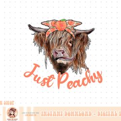 highland cow bandana just peachy western country peach lover png
