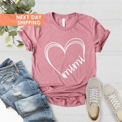 mimi heart shirt, grandma gift shirt, mimi gift, mimi life shirt, funny mimi shirt, mimi birthday gift, grammy shirt, bl