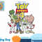 Disney Pixar Toy Story 4 Main Cast Movie Logo Poster T-Shirt copy.jpg