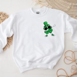lucky shamrock sweater, st. patrick's day sweatshirt, shamrock sweater, lucky charm shirt, lucky shirt