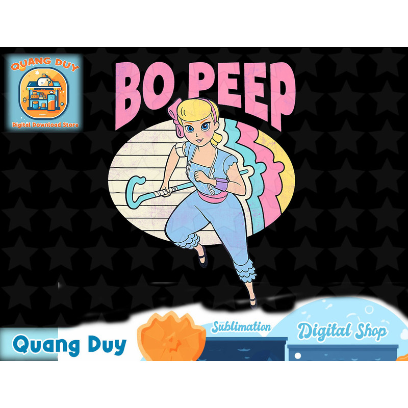 Disney Pixar Toy Story 4 Pink Bo Peep on the Run T-Shirt T-Shirt copy.jpg