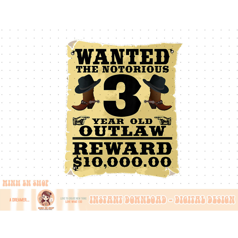 Kids 3 Year Old Cowboy Birthday Party Wild West Western 3rd Gift T-Shirt copy.jpg