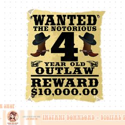 kids 4 year old cowboy birthday party wild west western 4th gift png