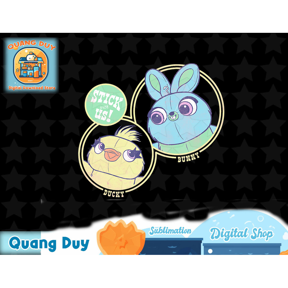 Disney Pixar Toy Story 4 Stick with Ducky and Bunny T-Shirt copy.jpg