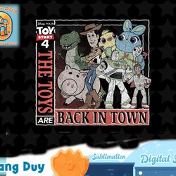 disney pixar toy story 4 toys are back in town t-shirt copy
