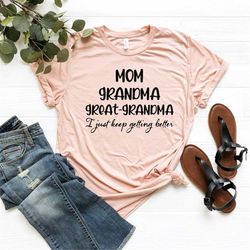 Great Grandma Shirt, Gift For Great-Grandma, Pregnancy Announcement, Baby Reveal To Family, Grandma Birthday, Baby Annou