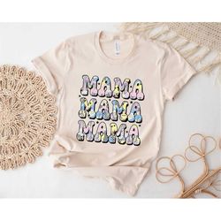 mama mama shirt, smiley face mama shirt, mother's day shirt, mama shirt, new mom shirt, mom gift from kids, vintage mama