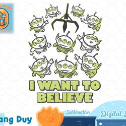 disney pixar toy story alien claw i want to believe sketch t-shirt copy
