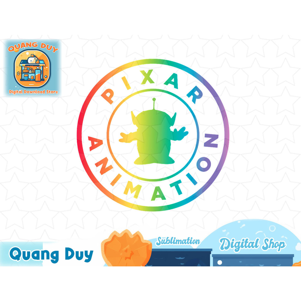 Disney Pixar Toy Story Alien Rainbow Pride Badge T-Shirt copy.jpg