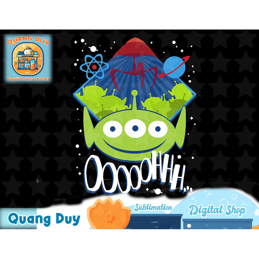 Disney Pixar Toy Story Aliens Cartoon Style Graphic T-Shirt T-Shirt copy.jpg