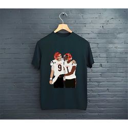 cincinnati bengals graphic tee - joe burrow - ja'marr chase