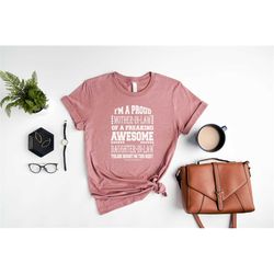 i'm proud mom of a freaking awesome daughter  funny women shirt , mothers day shirt