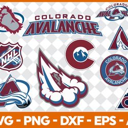 colorado avalanche bundle svg, nhl bundle svg, nhl svg, hockey svg, hockey bundle svg file cut digital download