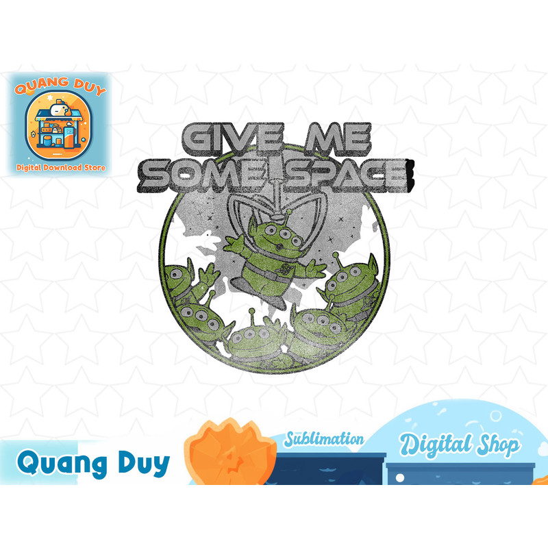 Disney Pixar Toy Story Aliens The Claw Give Me Some Space T-Shirt copy.jpg