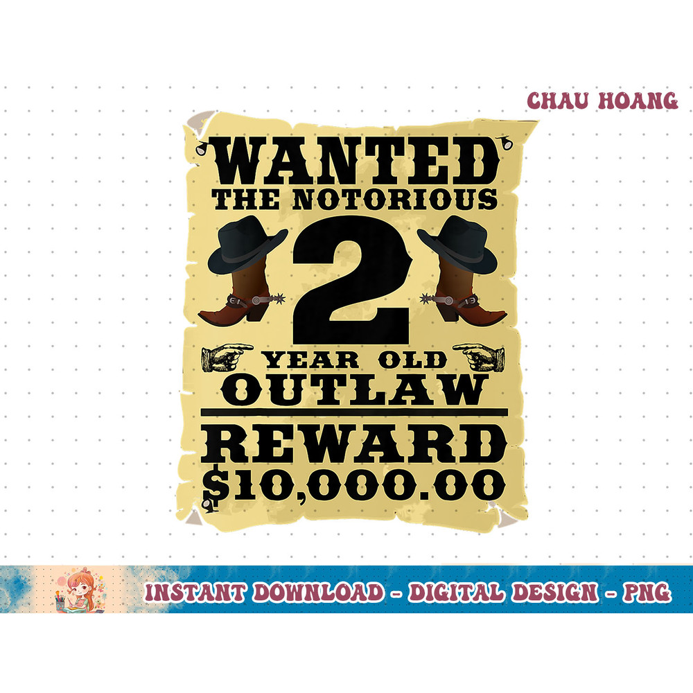 Kids 2 Year Old Cowboy Birthday Party Wild West Western 2nd Gift T-Shirt copy.jpg