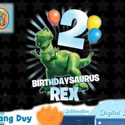disney pixar toy story birthdaysaurus rex 2nd birthday t-shirt copy