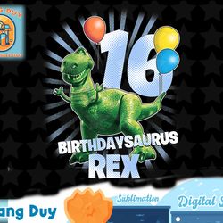 disney pixar toy story birthdaysaurus rex 16th birthday t-shirt copy