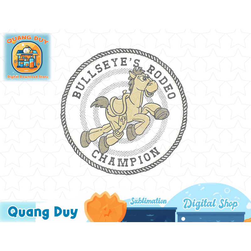 Disney Pixar Toy Story Bullseye Rodeo Retro Graphic T-Shirt T-Shirt copy.jpg