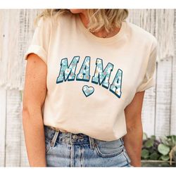 Retro Floral Mama Shirt, Mom Shirt for Mom for Mother's Day, Mama T-shirt, Shirt for Mom for Mother's Day, Mama t-Shirt,