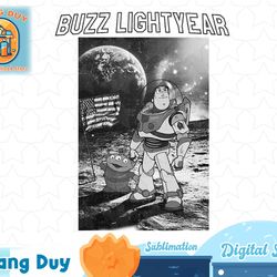 disney pixar toy story buzz lightyear alien landing t-shirt t-shirt copy