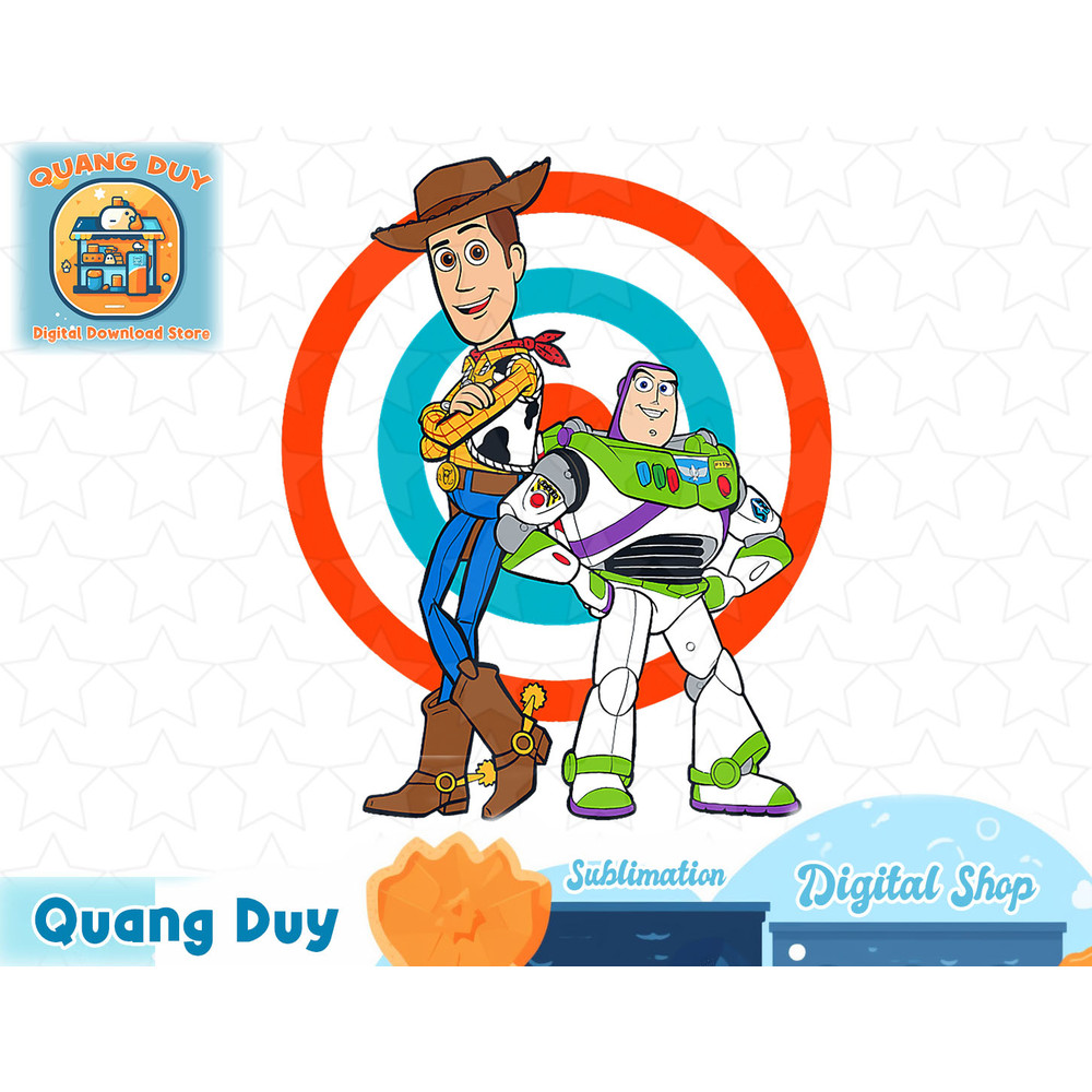 Disney Pixar Toy Story Buzz Lightyear and Woody T-Shirt copy.jpg