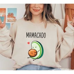 Mamacado Sweatshirt, Baby Announcement Shirt, New Mom Gift, Pregnancy Reveal Shirt, Maternity Shirts, Baby Shower Gift,