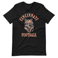 vintage retro cincinnati football bengal tiger t-shirt