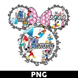 disney 2022 png, mickey and friends png, disney mommy png, disney family vacation png, disney png - digital file