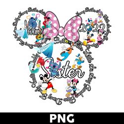 disney 2022 png, mickey and friends png, disney sister png, disney family vacation png, disney png - digital file